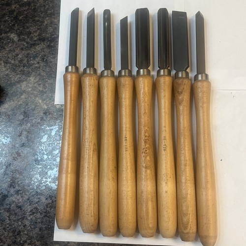 Lot wood lathe chisel - of,