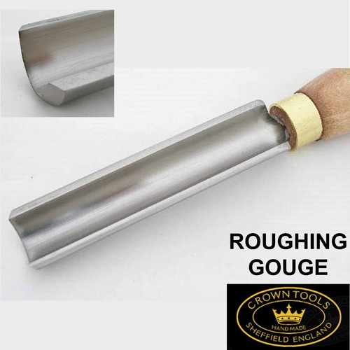 Woodturning roughing gouge - roughing,