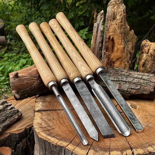 Hand forged woodturning - hand,