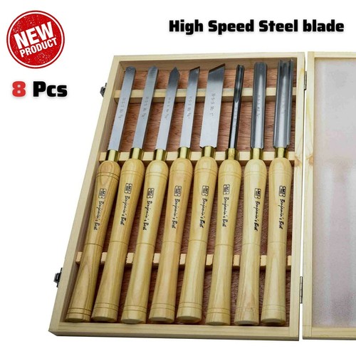 8pc wood lathe chisel - 8pc,