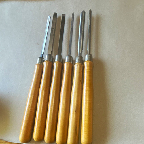Greenlee wood turning chisels - wood,