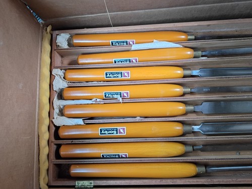 Vintage robert sorby - robert, 8pc