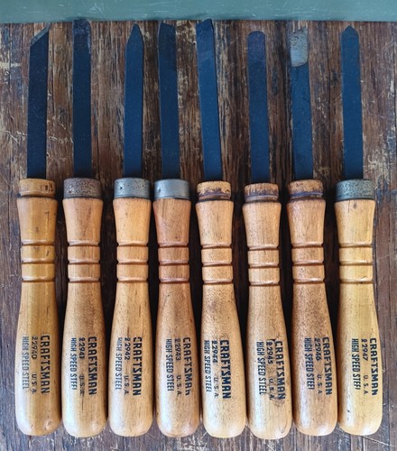 Craftsman lathe chisels wood - craftsman,