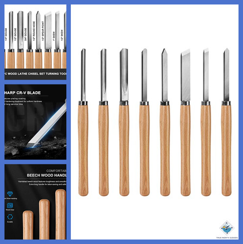 Piece wood turning chisel - wood,