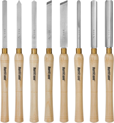 8pc wood lathe chisel - lathe,
